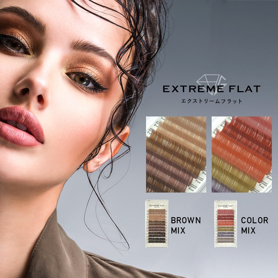Extreme FLAT ���顼MIX �֥饦��MIX(12��)  0.15mm�ڥ᡼���زġ�