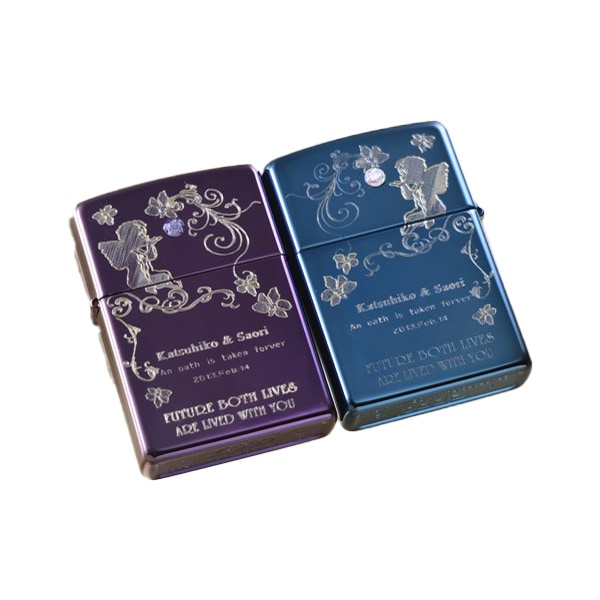 名入れ ZIPPOペアセット これからのあなたと人生を共にしたい