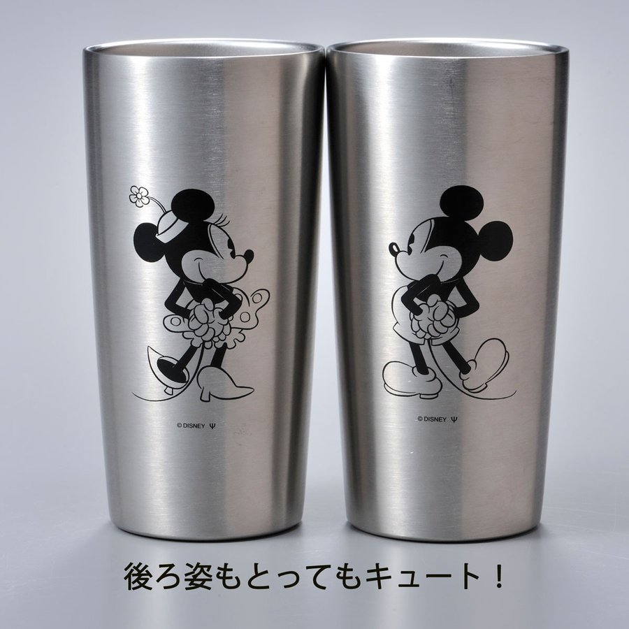 名入れ ディズニー ステンレス真空タンブラー440mlセット