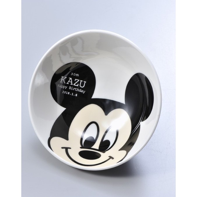 【在庫限り】名入れ ディズニー ミッキーorミニーマウス お茶碗