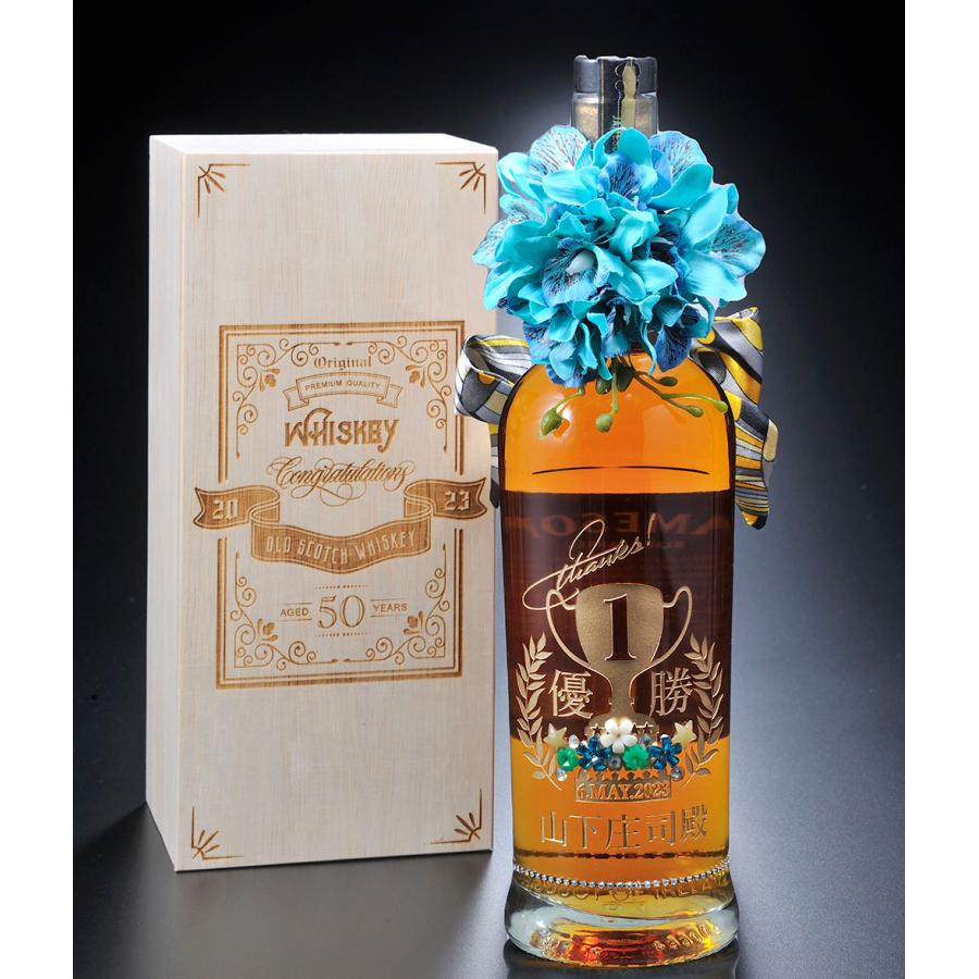 名入れ 酒 デコボトル ウイスキー JAMESON ジェムソン ブラック・バレル 700ml コサージュ付