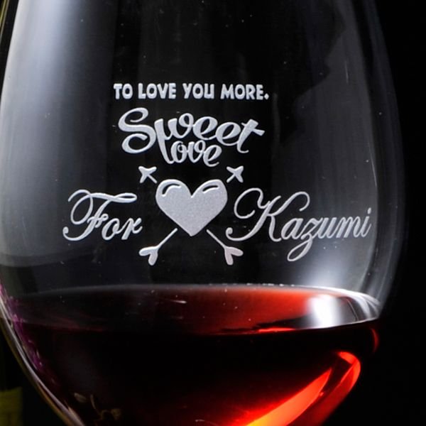 名入れ ギフト SXX 酒セット 銘柄おまかせワイン 375ml 赤ワイン 白ワイン 2点 & おまかせワイングラス 布張りBOX入り