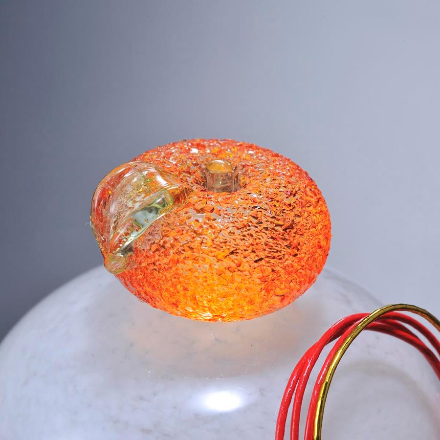 名入れ 置き物 伝統工芸品 ガラスの鏡餅