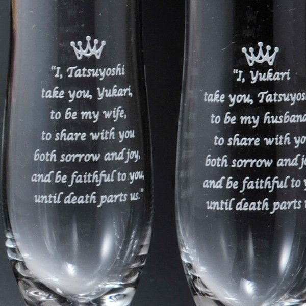 名入れ フルートシャンパン375mlハーフ３点セット