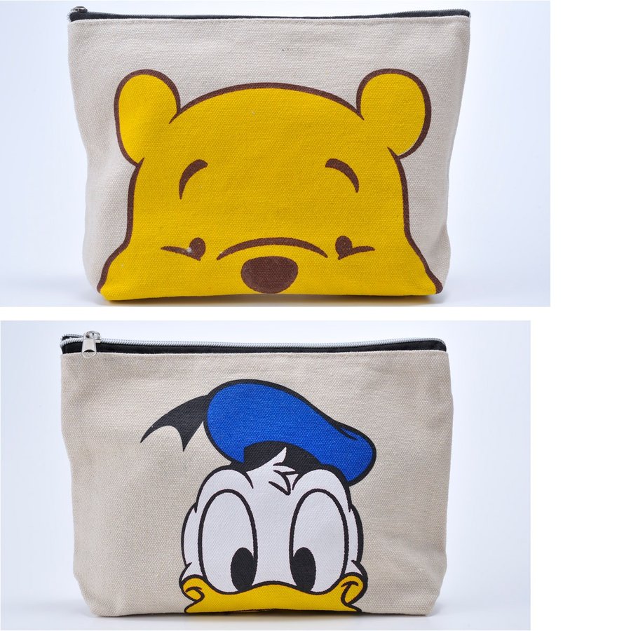 名入れ ディズニー フェイススクエアポーチ