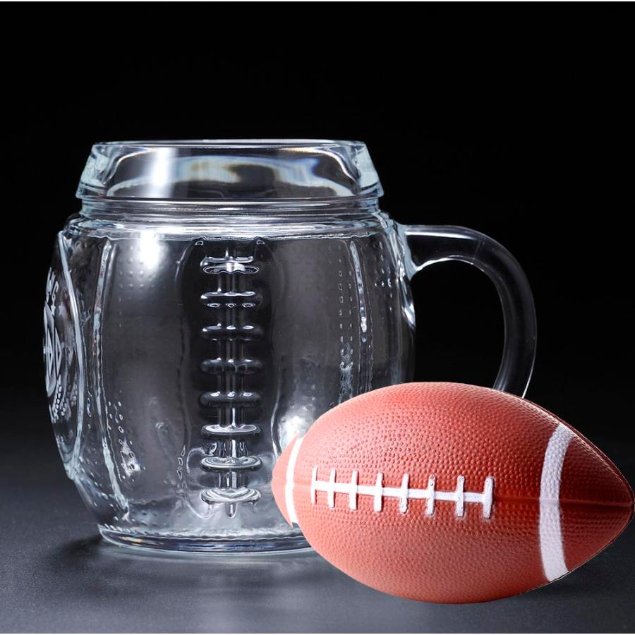 名入れ ボールデザイングラス ラグビーボール