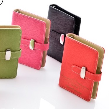 名入れ カラフルレザー6穴手帳カバー 単品