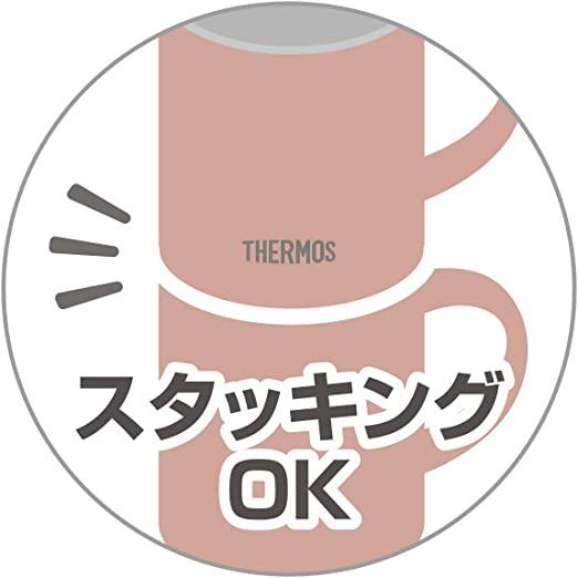 名入れ サーモス THERMOS フタ付 真空断熱マグカップ メタリックカラー 350ml
