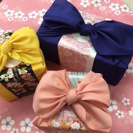 【有料オプション包装】無地風呂敷+掛け紙