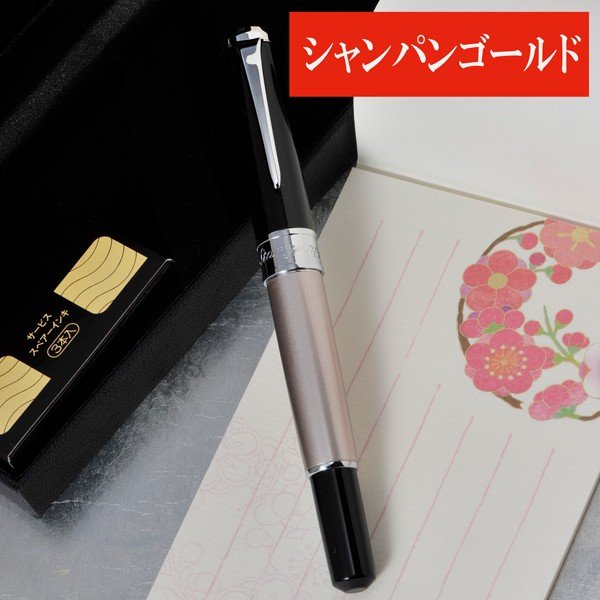 名入れ 高級万年毛筆 スターリーナイト