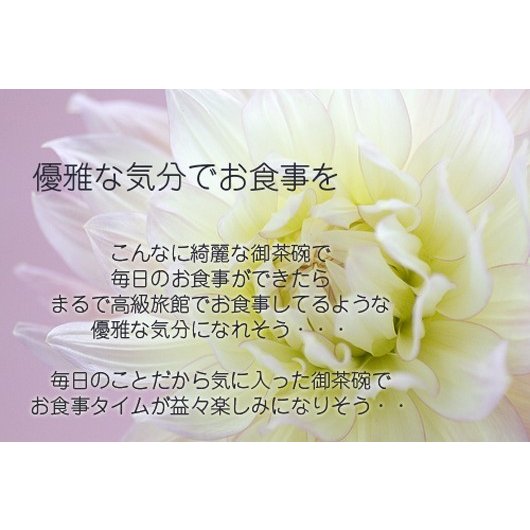 【在庫限り】名入れ 波佐見焼 瑠璃花飯碗&湯飲み 一名様セット