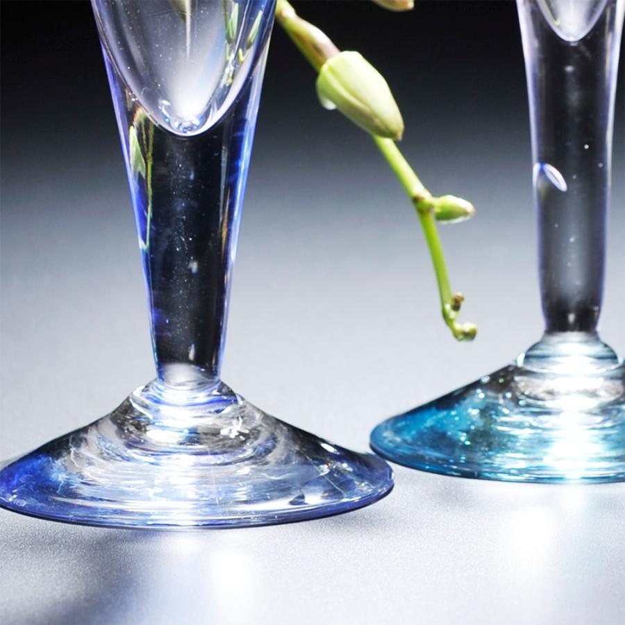 琉球ガラス ハンドル付き ワイングラス2個セット 琉球ガラス ワイン