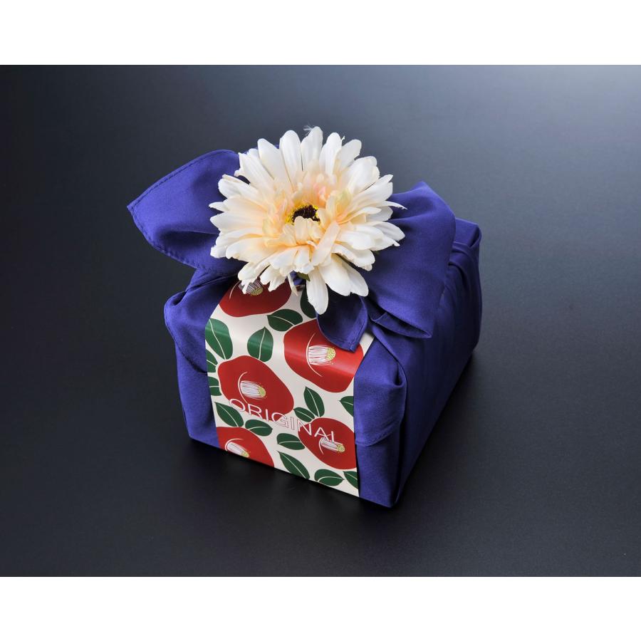 【有料オプション包装】 無地風呂敷+掛け紙+おまかせコサージュ