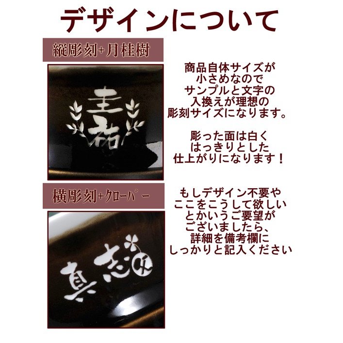 名入れ 波佐見焼 天目熱燗・冷酒カップ&九州菊吟醸酒お一人様セット