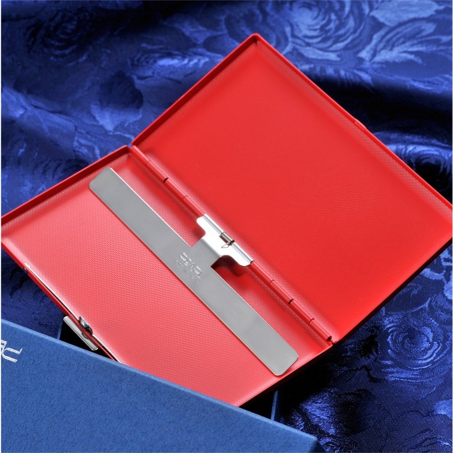 名入れ 日本製シガレットケース ブラック