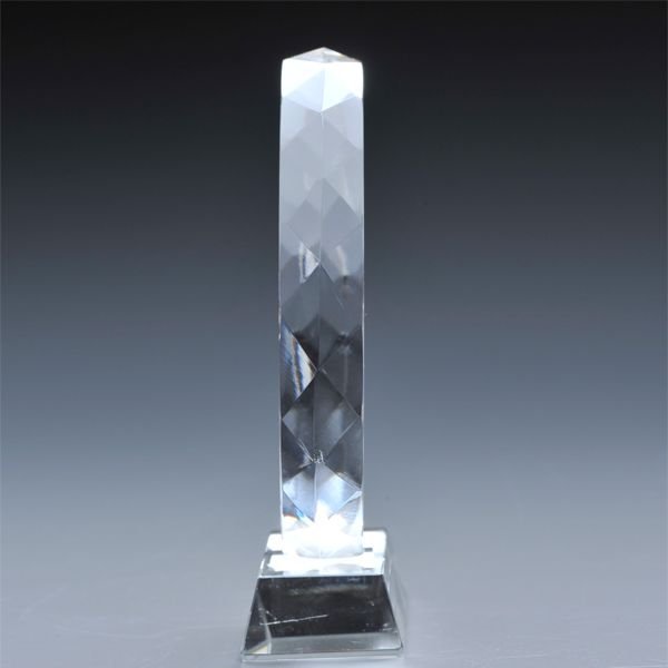 名入れ クリスタル製サークルミニ盾オブジェ