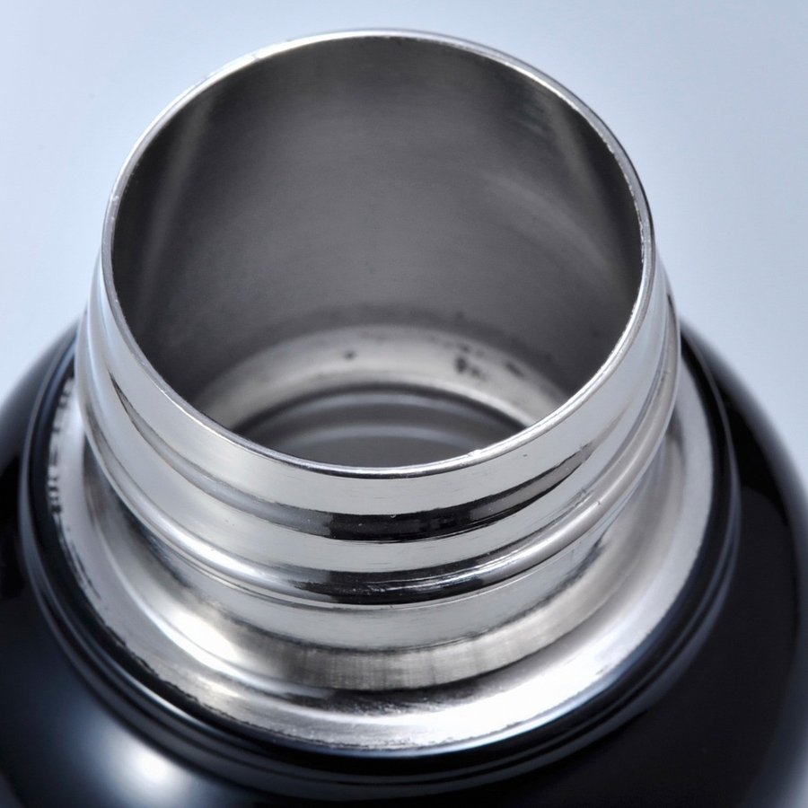 名入れ クラップ ステンレススリムマグボトル 350ml 黒