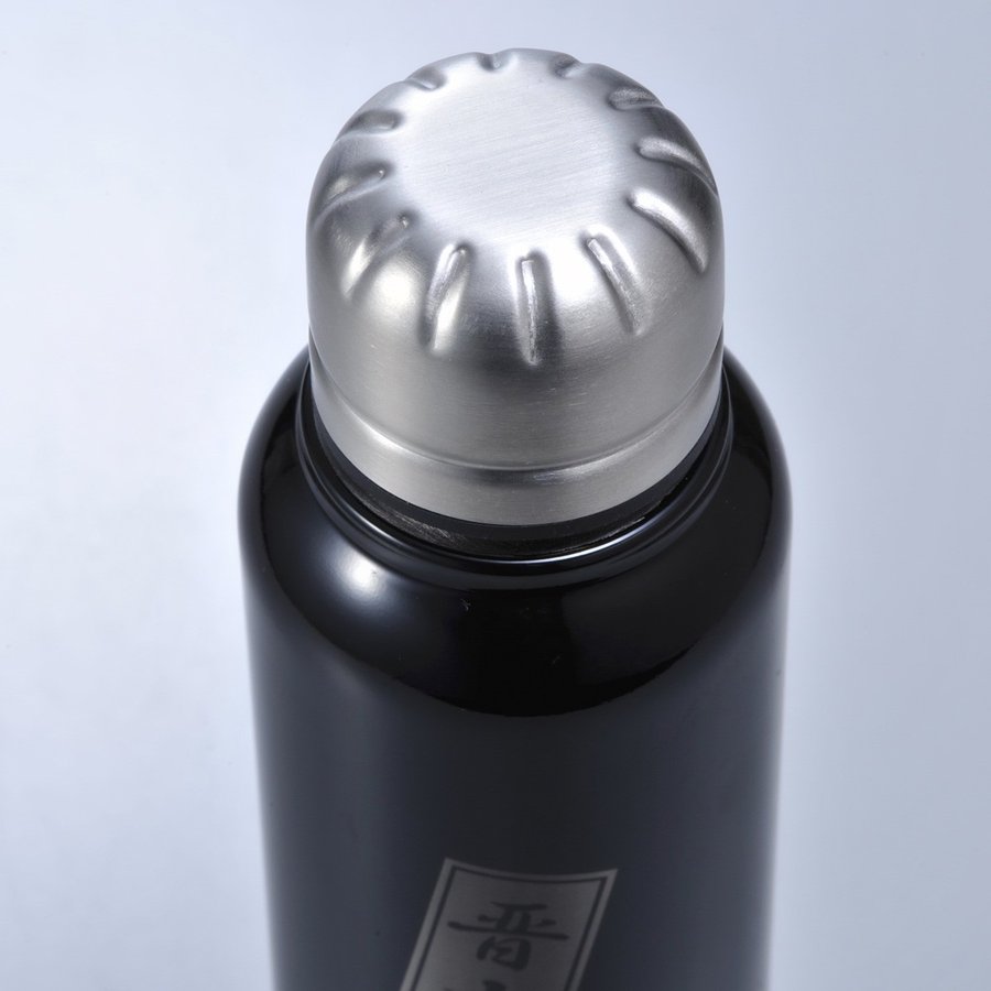 名入れ クラップ ステンレススリムマグボトル 350ml 黒