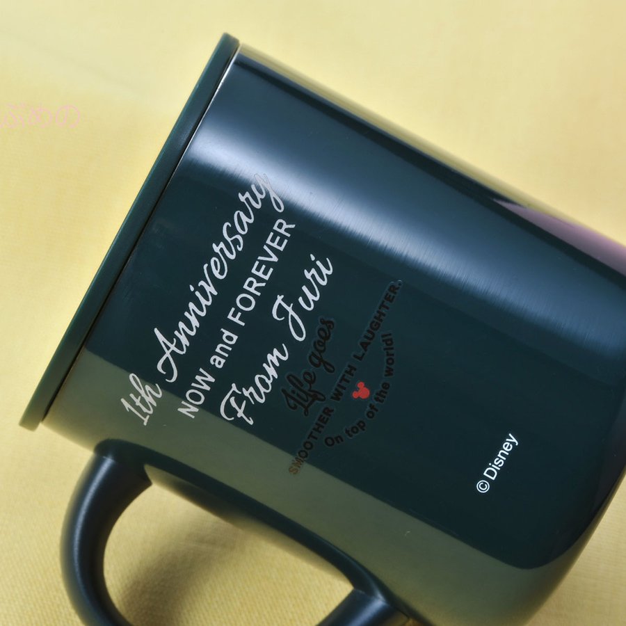 【在庫限り】名入れ SXX サーモス THERMOS フタ付 真空断熱マグカップ 350ml ミッキー or ミニー 単品