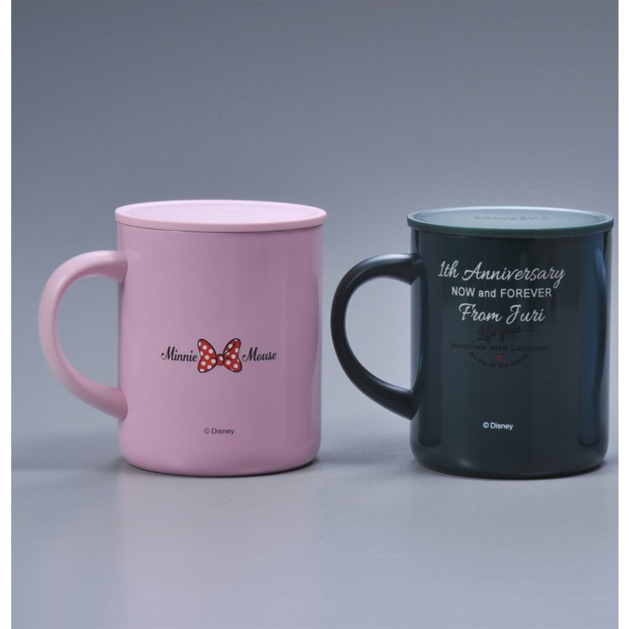 【在庫限り】名入れ SXX サーモス THERMOS フタ付 真空断熱マグカップ 350ml ミッキー or ミニー 単品