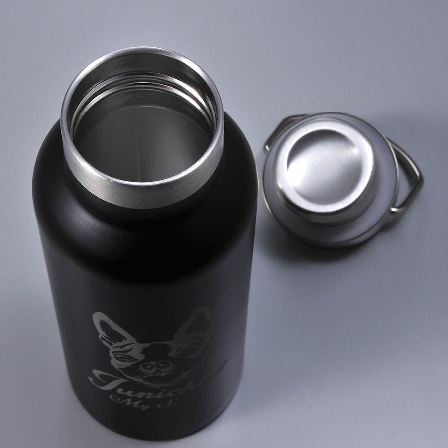 名入れ メタルハンドル サーモボトル 500ml