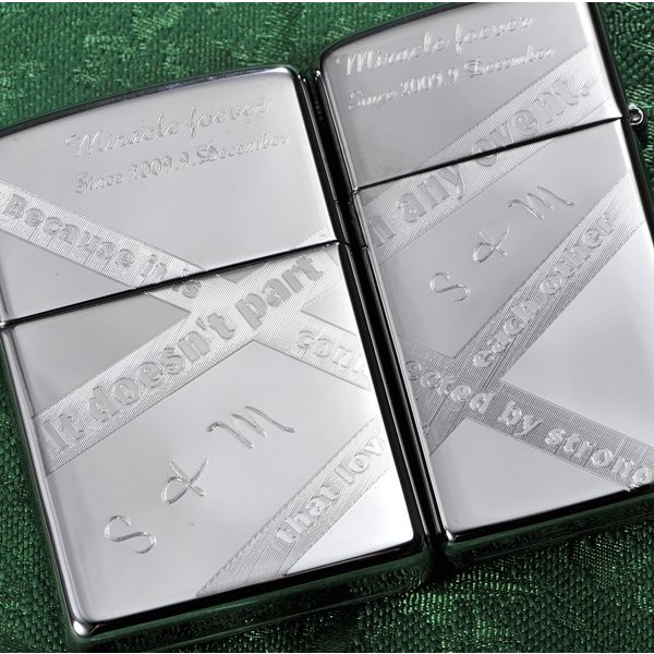 ジッポー ペアセット ハートフルペアセット 二人の夢をかなえる HFPR-ASP ZIPPO ライター ペア セット ハートフル ジッポ スリム ラインストーン
