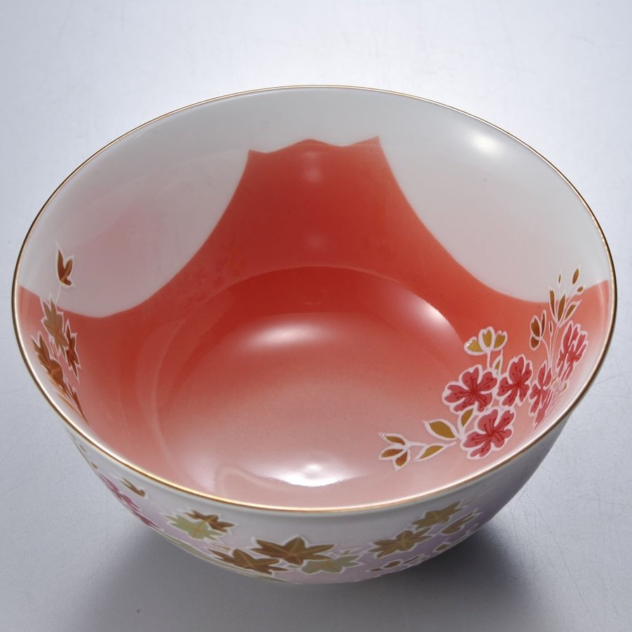 名入れ 有田焼　桜もみじ夫婦茶碗ペアセット
