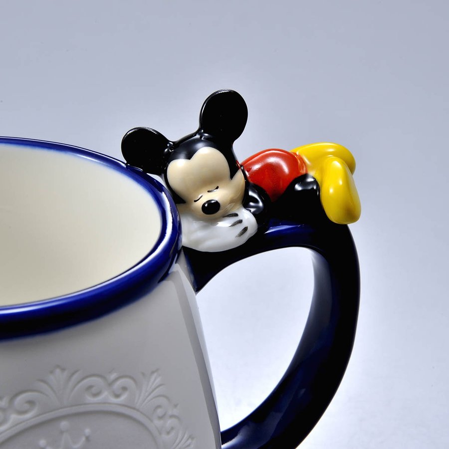 名入れ ディズニー 取っ手付 すやすやマグカップ