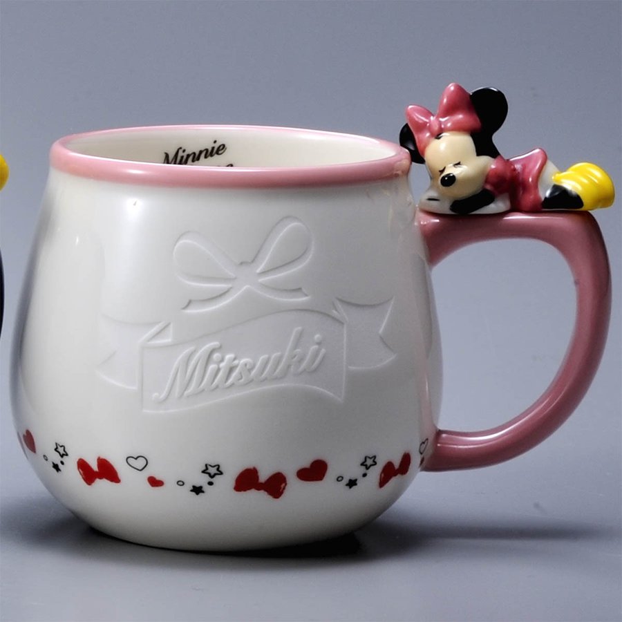 名入れ ディズニー 取っ手付 すやすやマグカップ