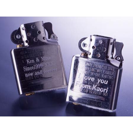 ヤングスキニー zippo かやゆー直筆サイン入り （名入れ