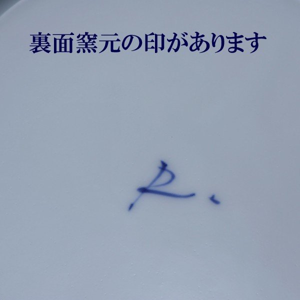名入れ 波佐見焼 マルチ夫婦皿 20ｃｍ 北欧風手書き模様2枚組