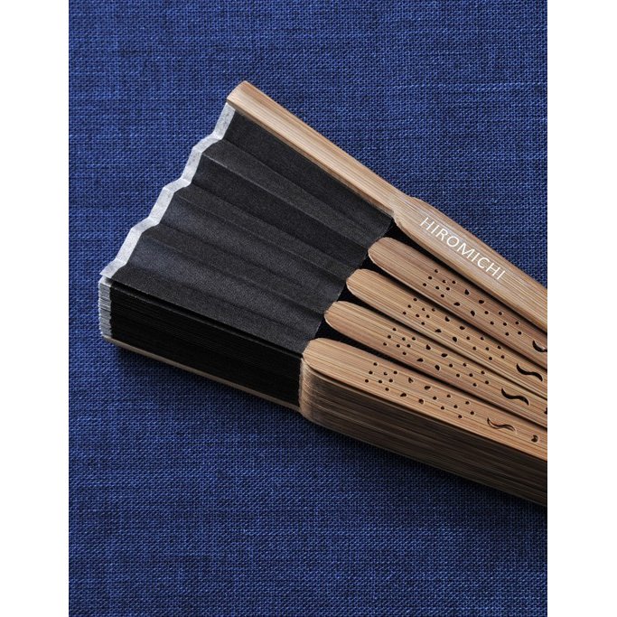 名入れ 扇子 シンプル 和のしずく 単品