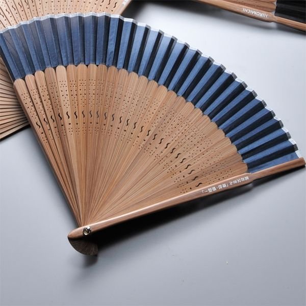 名入れ 扇子 シンプル 和のしずく 単品