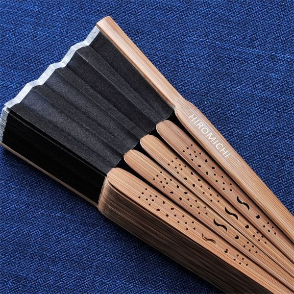 名入れ 扇子 シンプル 和のしずく 単品