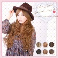 フルウィッグ Aライン×レイヤーゆるカールロング 6色バリエーション 耐熱ファイバー 専用ウィッグネット付き【Angeliqueアンジェリーク】|ロング|ウィッグ