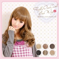 フルウィッグ ゆるナチュ・ミディアムロング 6色バリエーション 耐熱ファイバー 専用ウィッグネット付き【Angeliqueアンジェリーク】|ミディアム|ウィッグ