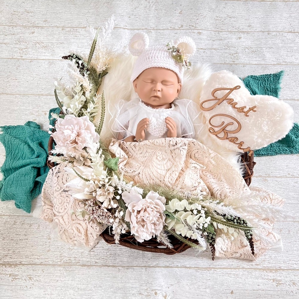 【ききららしょっぷ】ニューボーンフォトレンタル　2月1日〜2月4日 ニューボーンフォト 辰 （Birth Wreath（バースリース）【ニュー