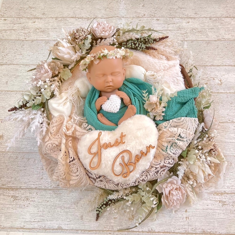 ニューボーンフォト練習用人形 収納ケース付き ニューボーンフォト撮影