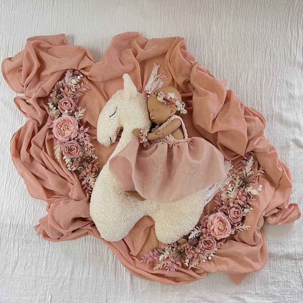 ニューボーンフォト撮影グッズ レンタル】ニューボーンフォト撮影グッズ カラフル×バニー 雑貨