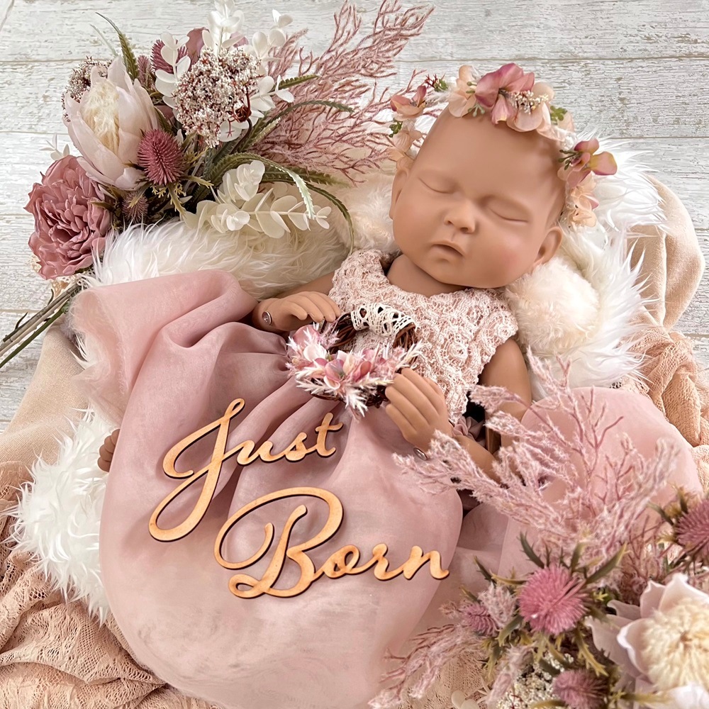 今週削除します SeaRoomlyn 完売 フラワーレースガウン ピンクベージュ SeaRoomlynn (シールーム・リン)