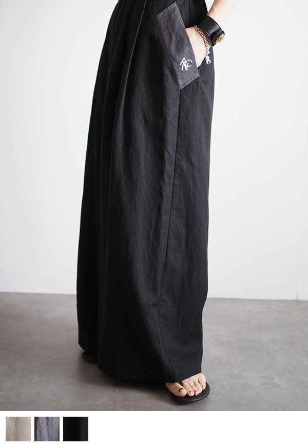 ビッグポケットバイカラーパンツ