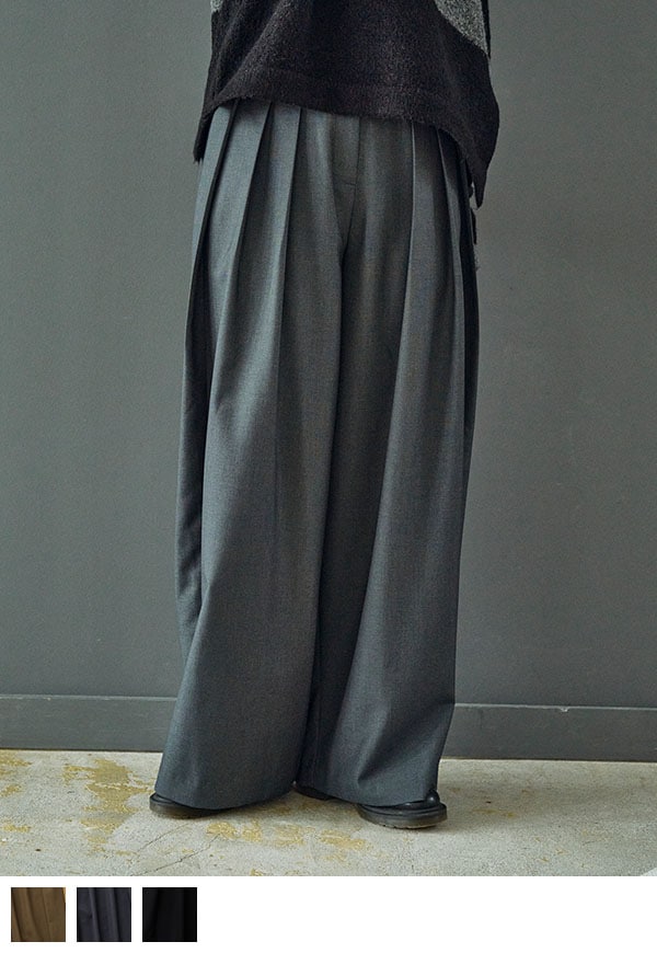 3 Tuck Pants/3タックパンツ