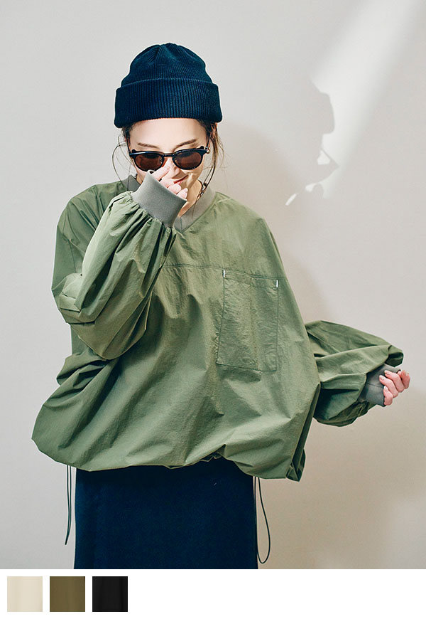 【新商品】Bigsized V Neck Pull-over/ビッグサイズ Vネックプルオーバー