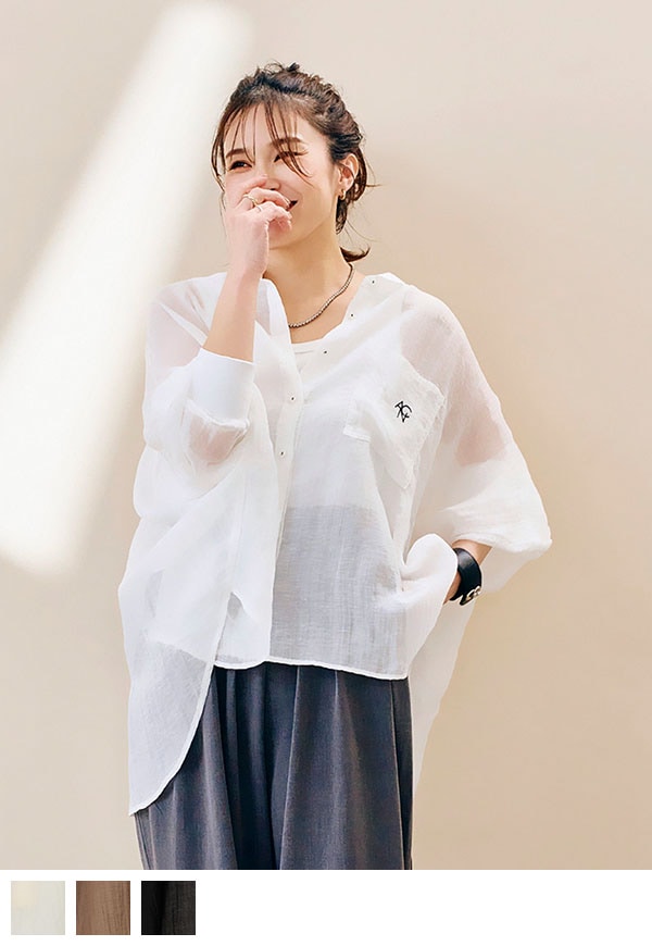 【3月13日21時販売開始】Poncho Shirt/ポンチョ シャツ