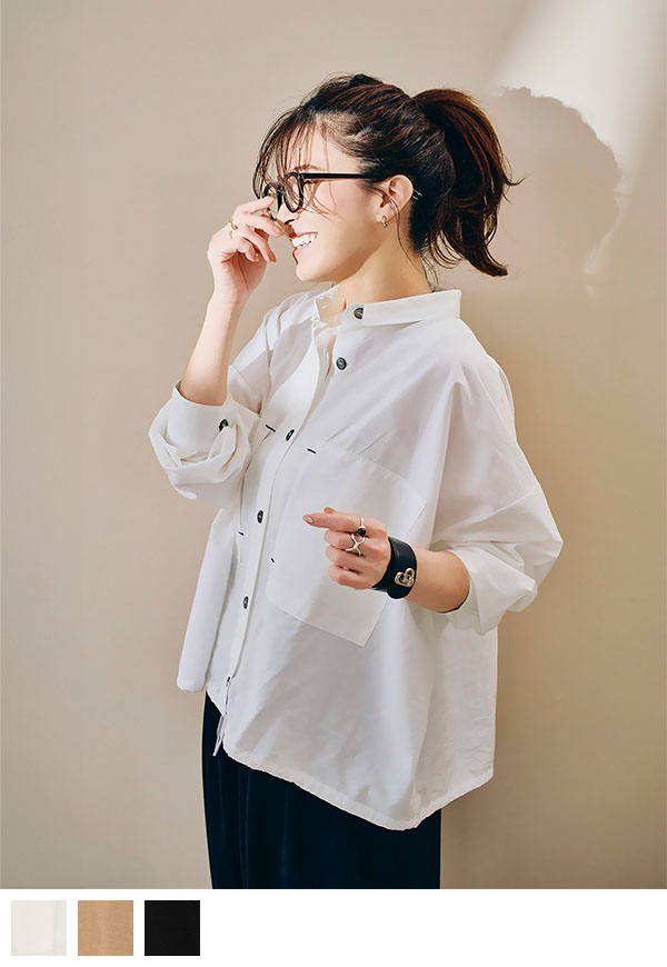 【3月27日21時販売開始】W Pocket Shirt/ダブルポケット シャツ