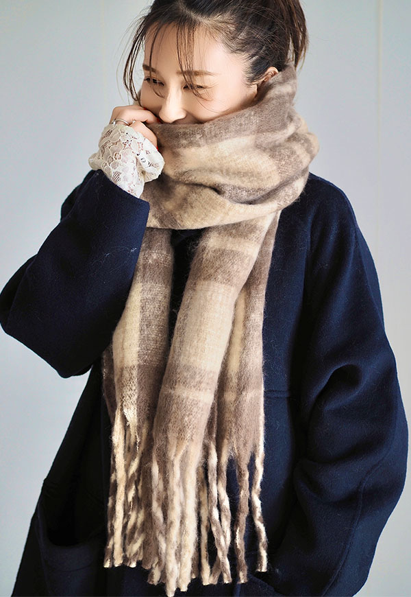 【在庫なし】Check Stall/チェック ストール