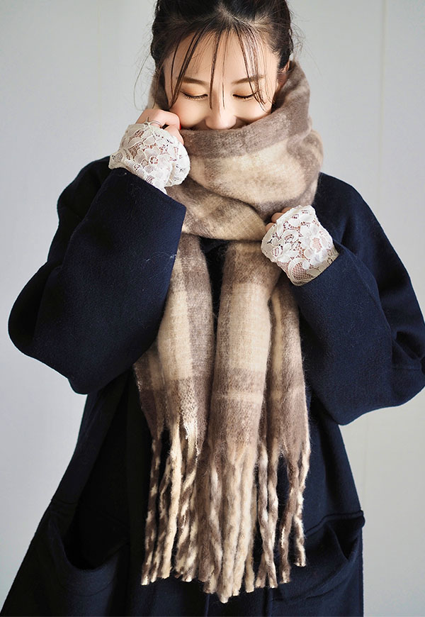 【在庫なし】Check Stall/チェック ストール