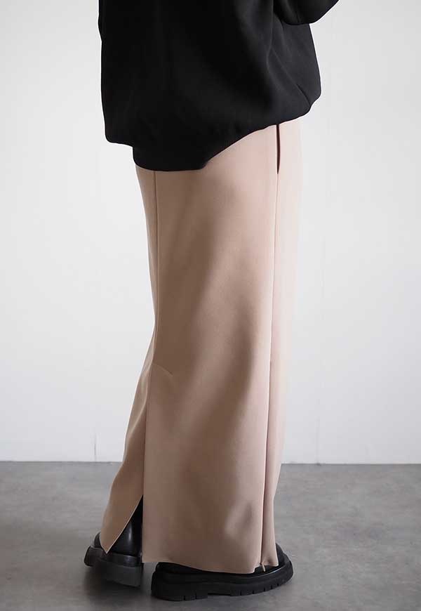 ANIECA アニーカ　ヘムジップ　ストレッチ　セミタイトスカート 在庫なし】ヘムジップストレッチセミタイトスカート | スカート