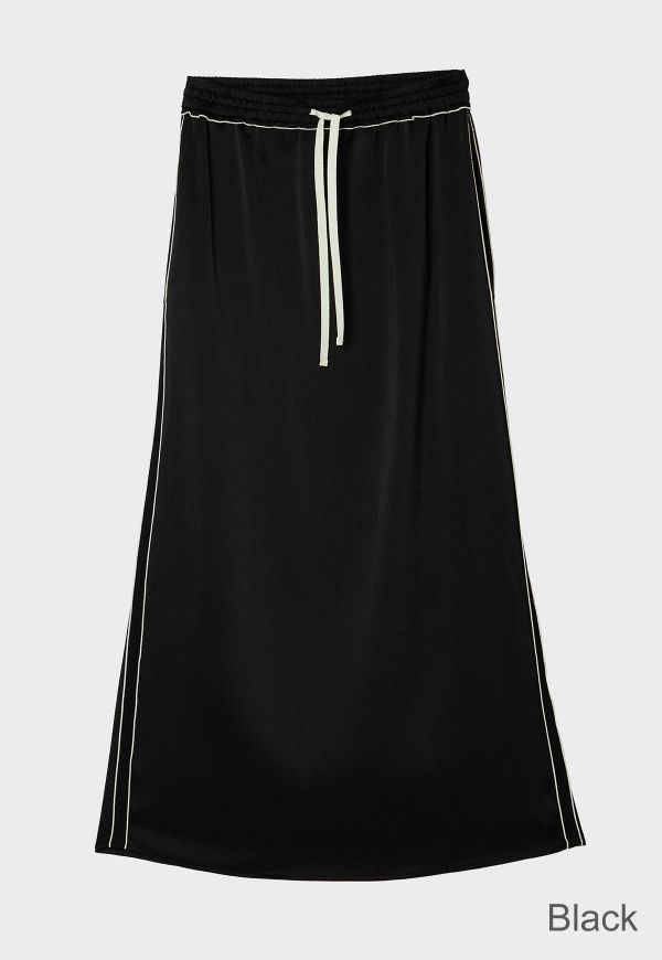 新品タグ付き ANIECA メローラインスカート サイズフリー セミタイト 黒 Mellow Line Skirt/メローラインスカート | スカート | ANIECA ONLINE