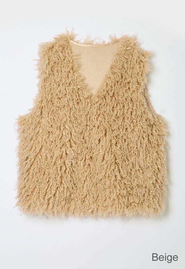 9月26日販売開始】Curly Fur Vest/カーリーファーベスト | 全